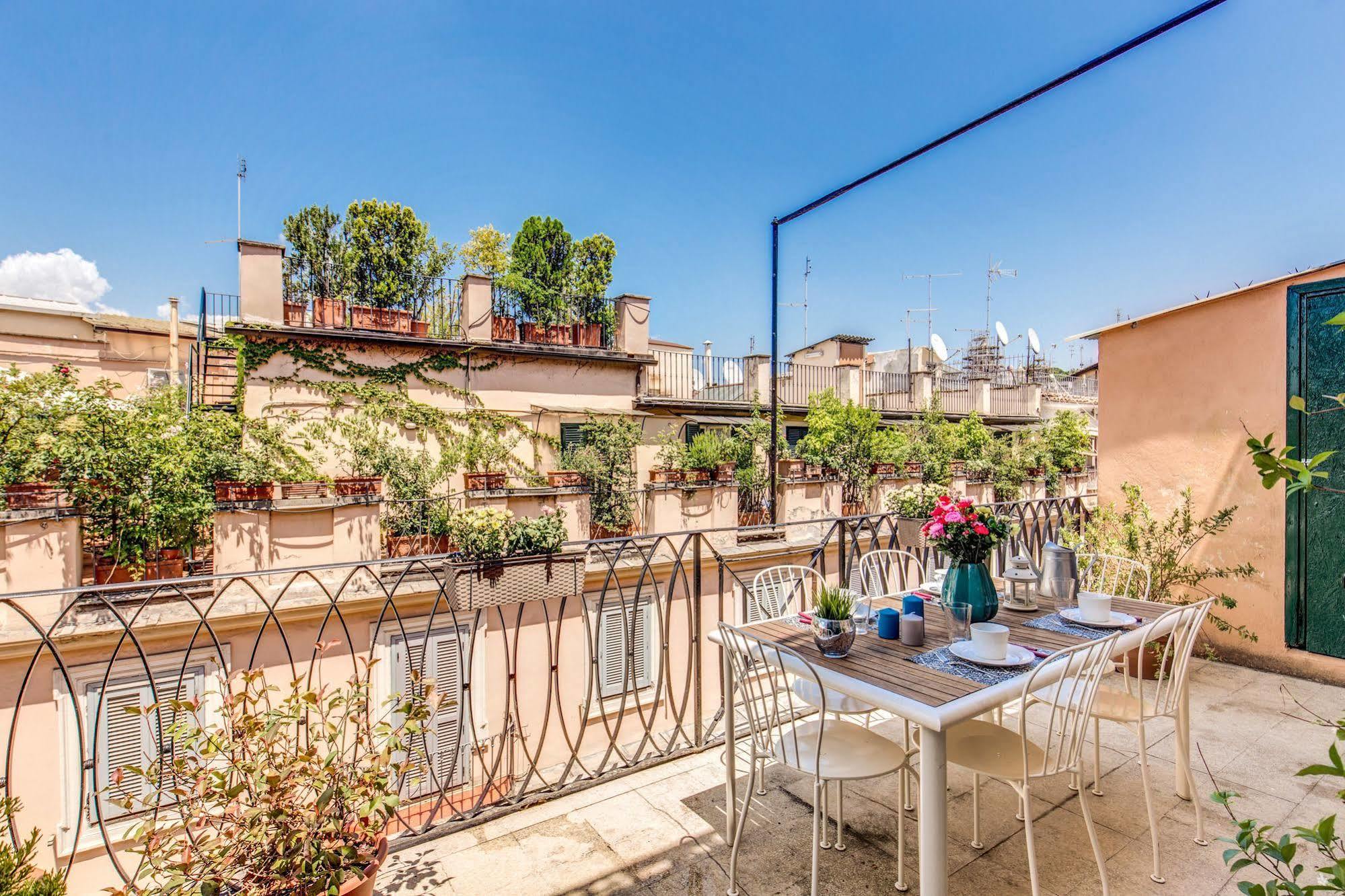 Aweshomeitaly - Spagna Glamour Life Penthouse Rom Exteriör bild